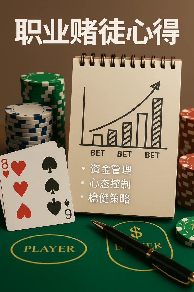 职业赌徒心得：百家乐长期稳定盈利的心法与策略